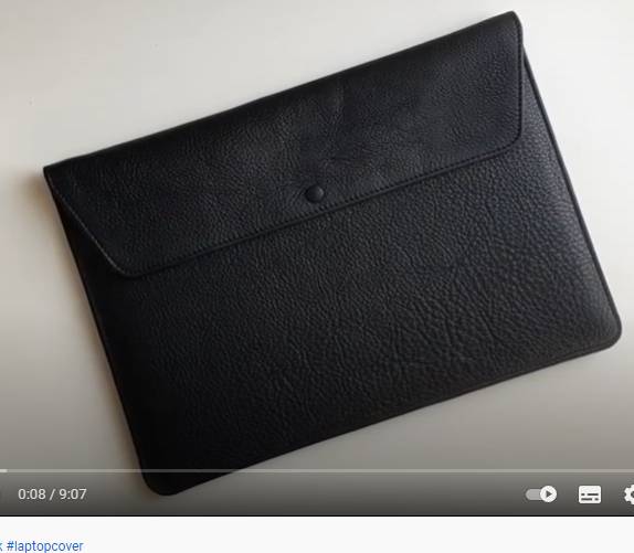 Выкройка кожаного чехла под Macbook